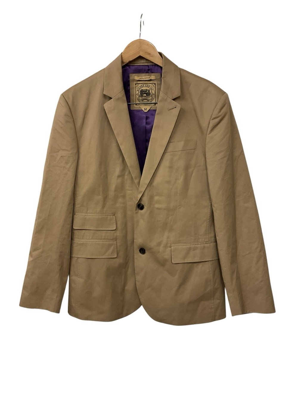 Gilded Age Inc Cotton Blazer Khaki Jacket M